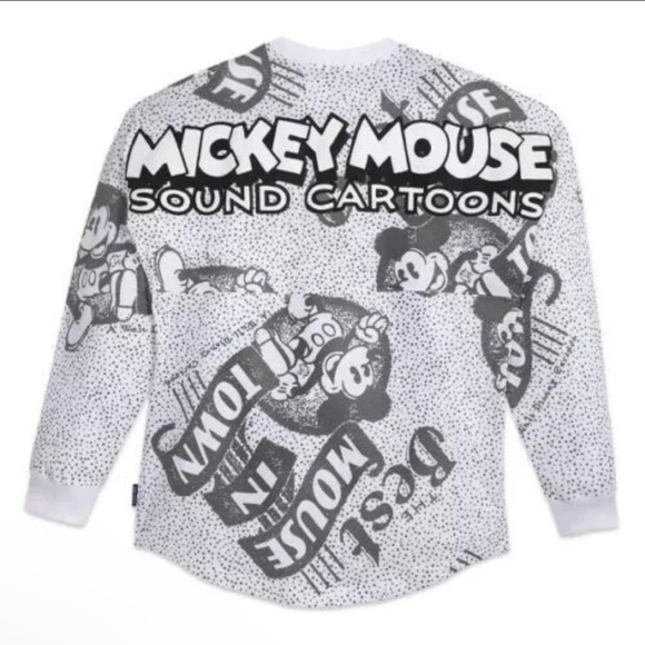 DISNEY Mickey Mouse Sound Cartoons Spirit Jersey Size Small - Picture 2 of 6